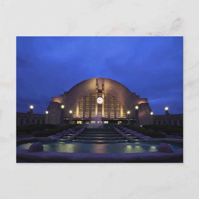 Cincinnati Union Terminal Postcard (Front)