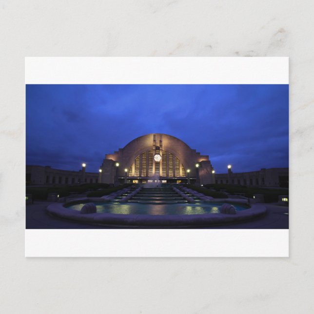Cincinnati Union Terminal Postcard (Front)