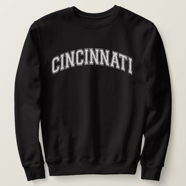 CINCINNATI University-Style America College Sweatshirt (Design Front)
