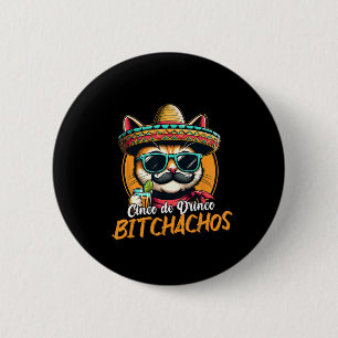 Cinco De Drinko Achos Funny Drinking 6 Cm Round Badge