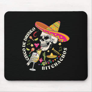 Cinco De Drinko Achos Men Women Drinking Cinco De Mouse Pad