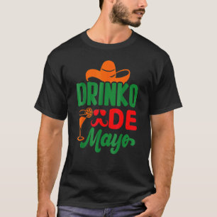Cinco De Drinko Mexican Cinco De Mayo Drinking Sq T-Shirt