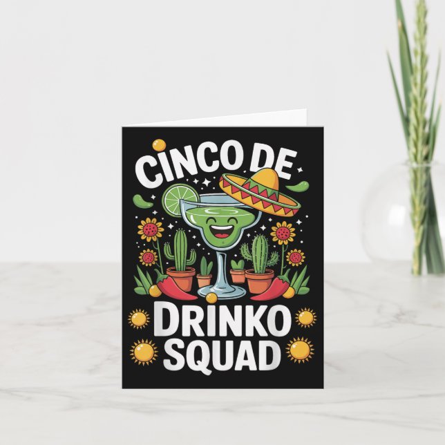Cinco De Drinko Squad  Card (Front)