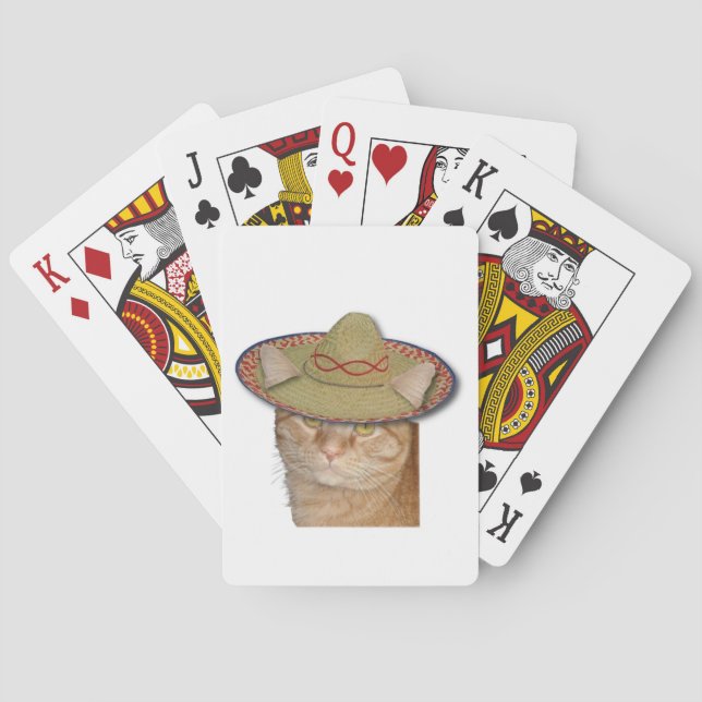 Cinco de Gato Playing Cards (Back)