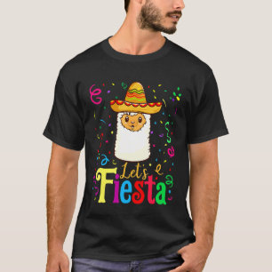 Cinco De Mayo 2020 Mexican Llama Lets Fiesta T-Shirt