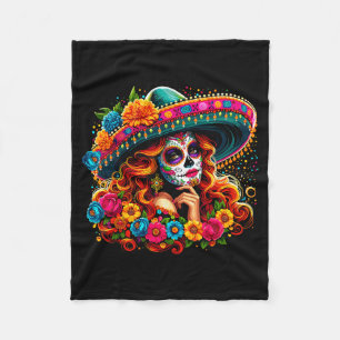 Cinco de mayo 2025 mexican fiesta 5 de mayo girlsC Fleece Blanket