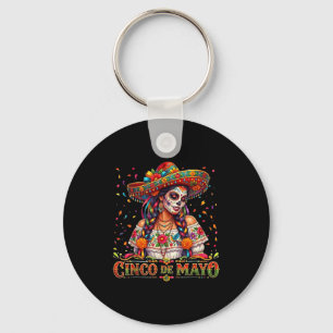 Cinco de mayo 2026 mexican fiesta 5 de mayo girlsC Key Ring