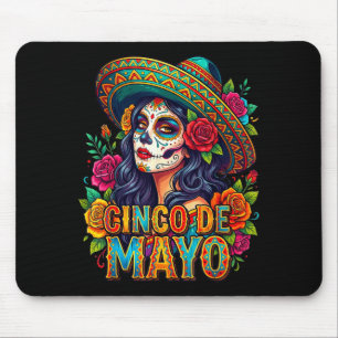 Cinco de mayo 2026 mexican fiesta 5 de mayo girlsC Mouse Pad