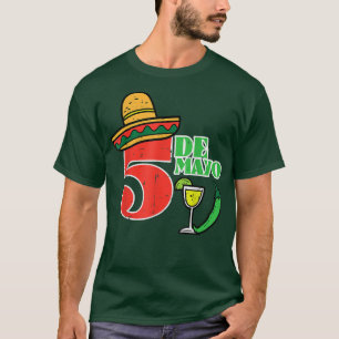 Cinco De Mayo 5 Cinco De Mayo Mexican Fiesta Party T-Shirt
