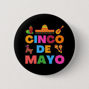 Cinco De Mayo 6 Cm Round Badge