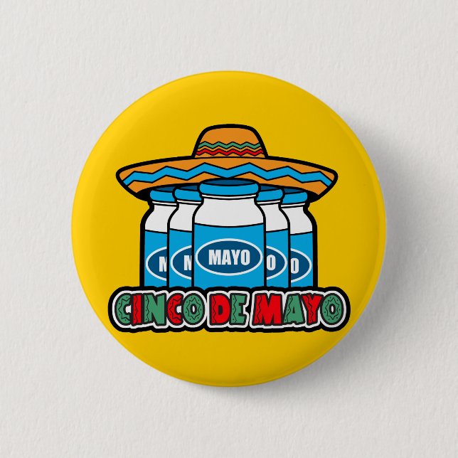 Cinco De Mayo 6 Cm Round Badge (Front)