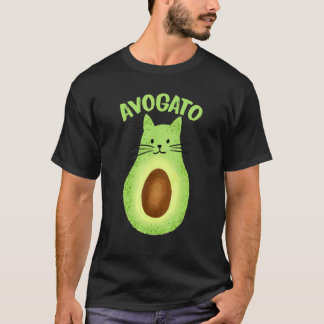 Cinco De Mayo Avocado Mexico Meow Avogato Cat Cut T-Shirt