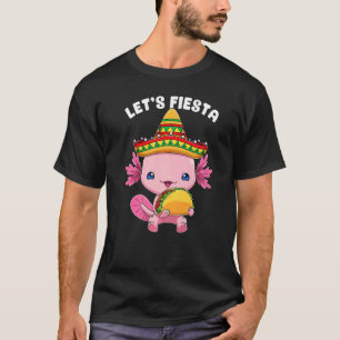 Cinco De Mayo Axolotl Taco Cute Mexican Axolotl Le T-Shirt