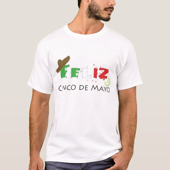 Cinco de Mayo Ay! Yi! Yi! T-Shirt (Front)