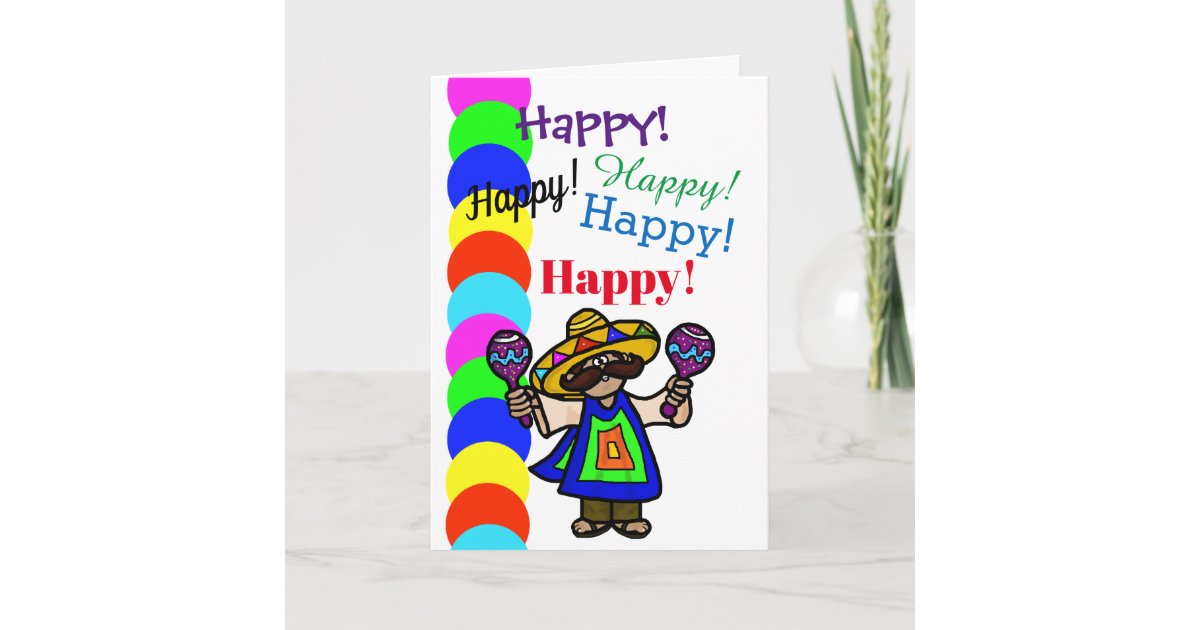 Cinco de Mayo Birthday Card