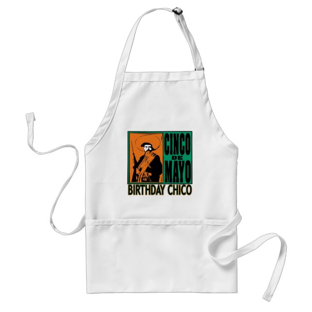 Cinco de Mayo BIRTHDAY CHICO Standard Apron (Front)