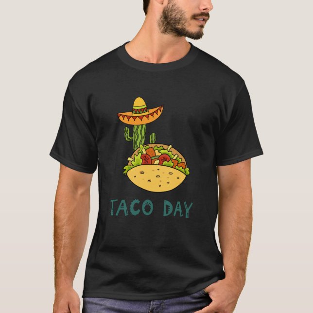 Cinco De Mayo Burritos Mexico Tacos and Avocado  1 T-Shirt (Front)