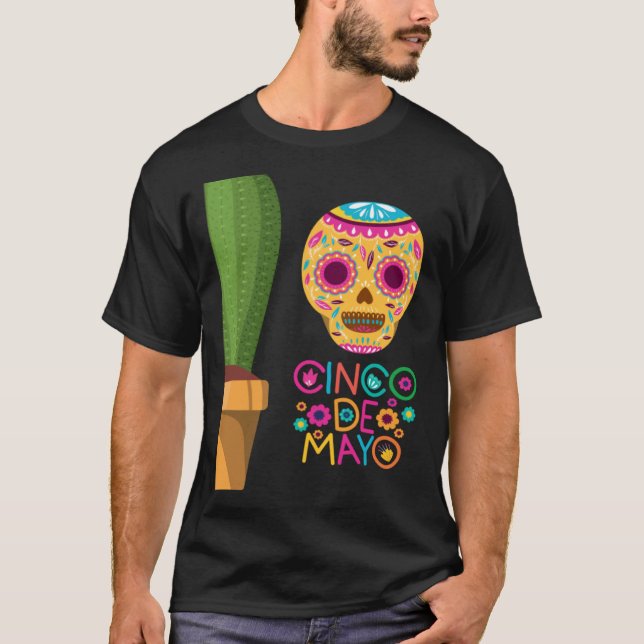 Cinco De Mayo Burritos Mexico Tacos and Avocado 25 T-Shirt (Front)