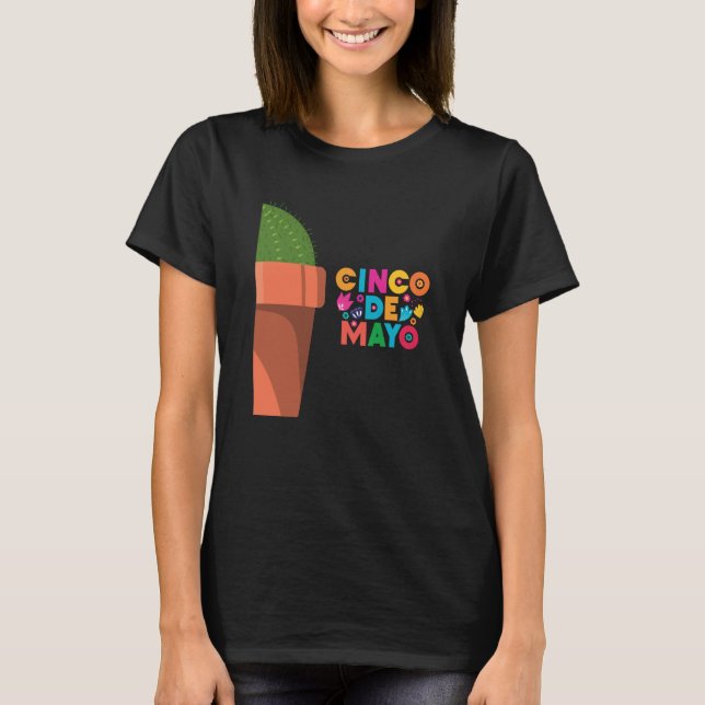 Cinco De Mayo Burritos Mexico Tacos and Avocado  2 T-Shirt (Front)