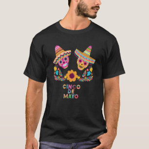 Cinco De Mayo Burritos Mexico Tacos and Avocado 2 T-Shirt