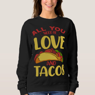 Cinco De Mayo Burritos Mexico Tacos and Avocado 37 Sweatshirt