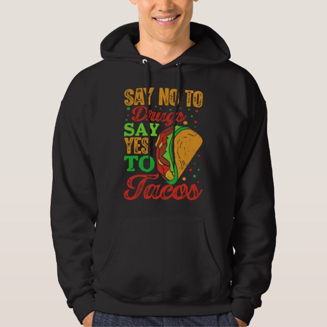 Cinco De Mayo Burritos Mexico Tacos and Avocado 48 Hoodie (Front)