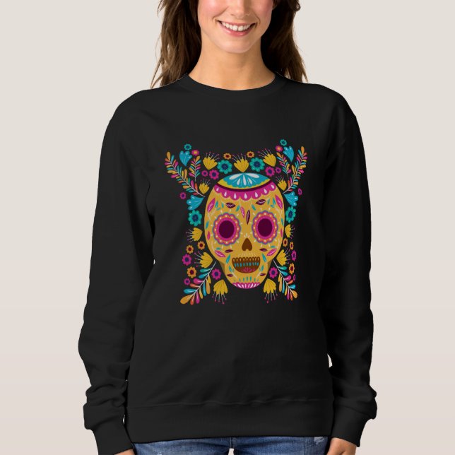 Cinco De Mayo Burritos Mexico Tacos and Avocado  4 Sweatshirt (Front)
