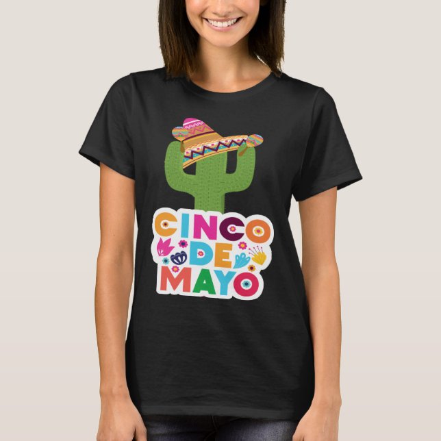 Cinco De Mayo Burritos Mexico Tacos and Avocado 53 T-Shirt (Front)