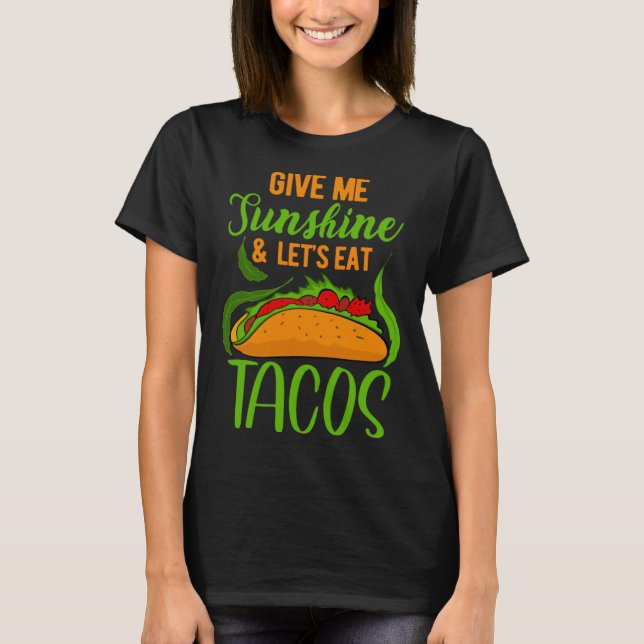 Cinco De Mayo Burritos Mexico Tacos and Avocado 5 T-Shirt (Front)