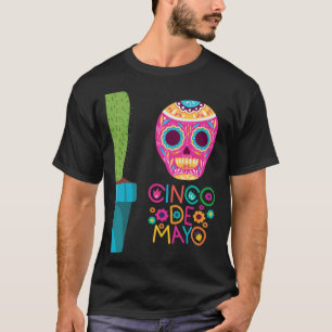 Cinco De Mayo Burritos Mexico Tacos and Avocado 68 T-Shirt