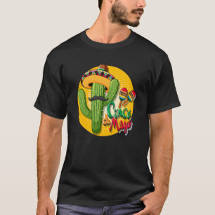 Cinco De Mayo Burritos Mexico Tacos and Avocado  6 T-Shirt