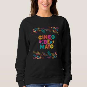Cinco De Mayo Burritos Mexico Tacos and Avocado  8 Sweatshirt