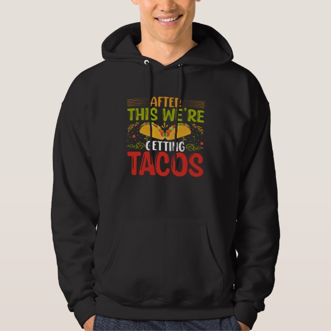 Cinco De Mayo Burritos  Mexico Tacos and Avocado   Hoodie (Front)