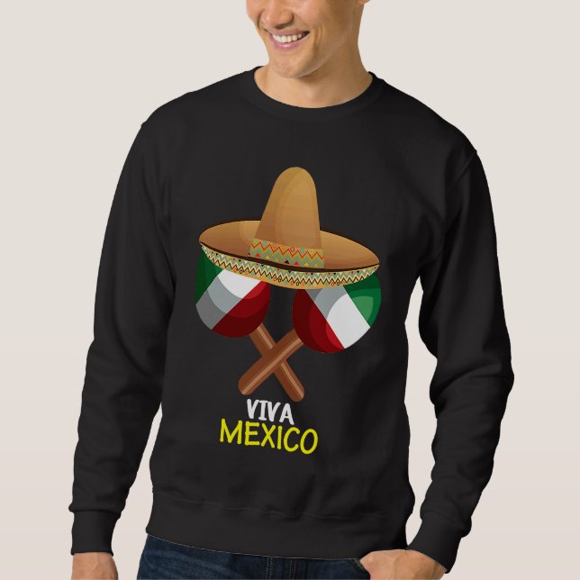 Cinco De Mayo Burritos  Mexico Tacos and Avocado   Sweatshirt (Front)