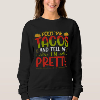 Cinco De Mayo Burritos Mexico Tacos and Avocado Sweatshirt