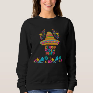 Cinco De Mayo Burritos  Mexico Tacos and Avocado Sweatshirt