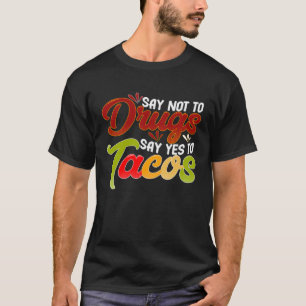 Cinco De Mayo Burritos  Mexico Tacos and Avocado   T-Shirt
