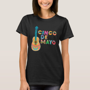Cinco De Mayo Burritos  Mexico Tacos and Avocado   T-Shirt