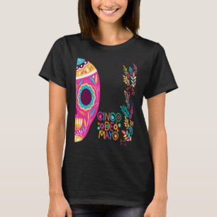 Cinco De Mayo Burritos  Mexico Tacos and Avocado   T-Shirt