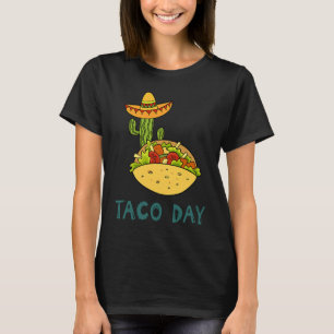 Cinco De Mayo Burritos  Mexico Tacos and Avocado   T-Shirt