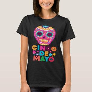 Cinco De Mayo Burritos  Mexico Tacos and Avocado   T-Shirt