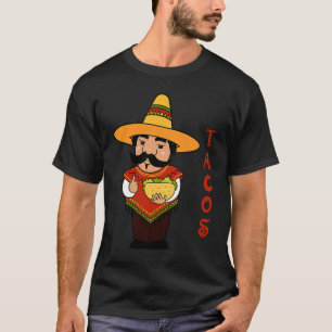 Cinco De Mayo Burritos Mexico Tacos and Avocado T-Shirt