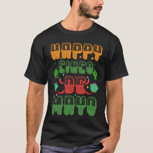 Cinco De Mayo Burritos Mexico Tacos and Avocado T-Shirt