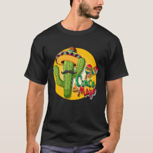 Cinco De Mayo Burritos  Mexico Tacos and Avocado   T-Shirt