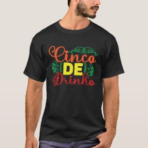 Cinco De Mayo Burritos  Mexico Tacos and Avocado   T-Shirt