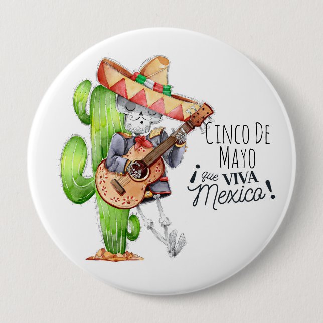 Cinco De Mayo Button (Front)