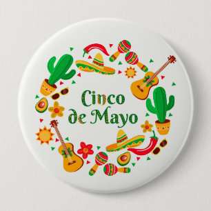 Cinco De Mayo Button