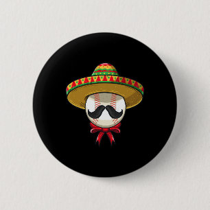 Cinco De Mayo Bysebyll Mexican Sombrero 6 Cm Round Badge
