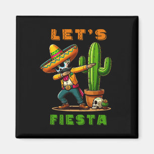Cinco De Mayo Cactus Mexican Poncho Sombrero Hat B Magnet