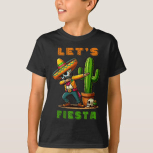 Cinco De Mayo Cactus Mexican Poncho Sombrero Hat B T-Shirt